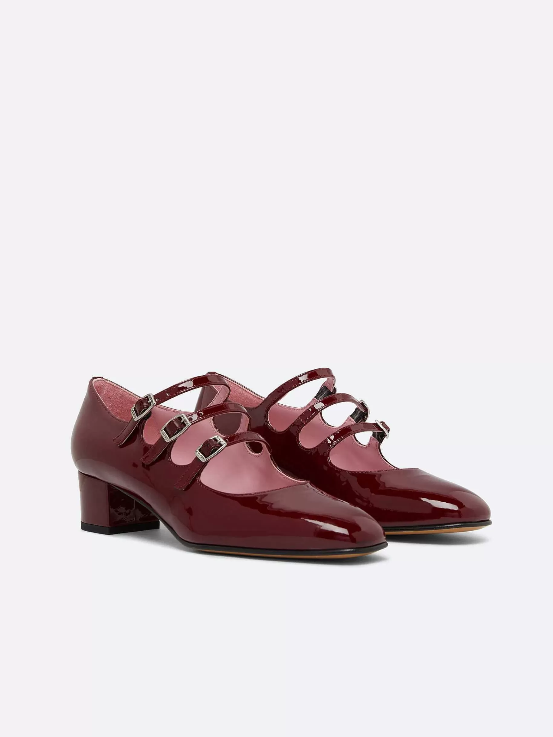 Vrouwen Carel Bordeaux Lakleer Mary Janes Pumps