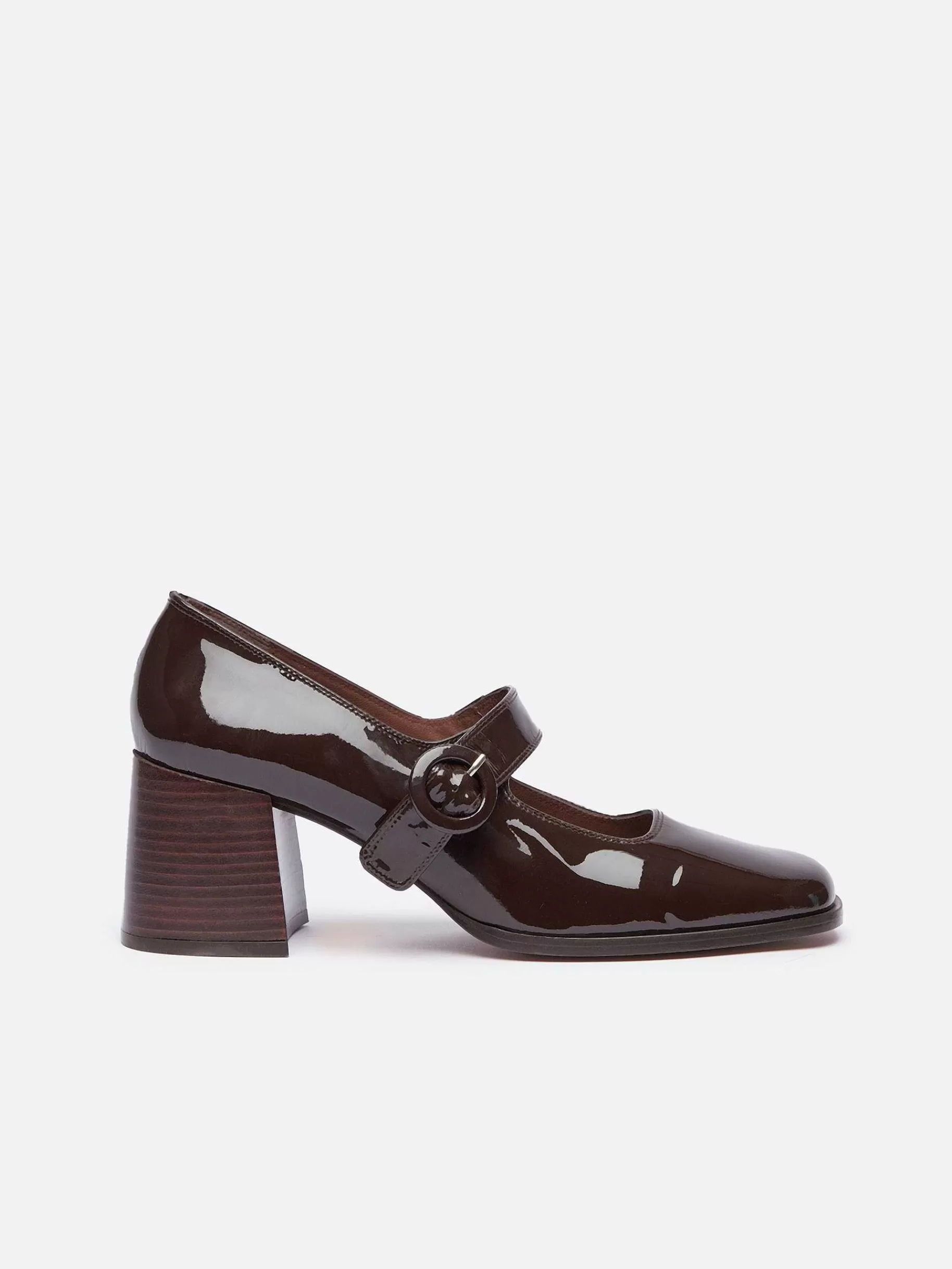 Vrouwen Carel Chocolade Lakleer Mary Janes Pumps