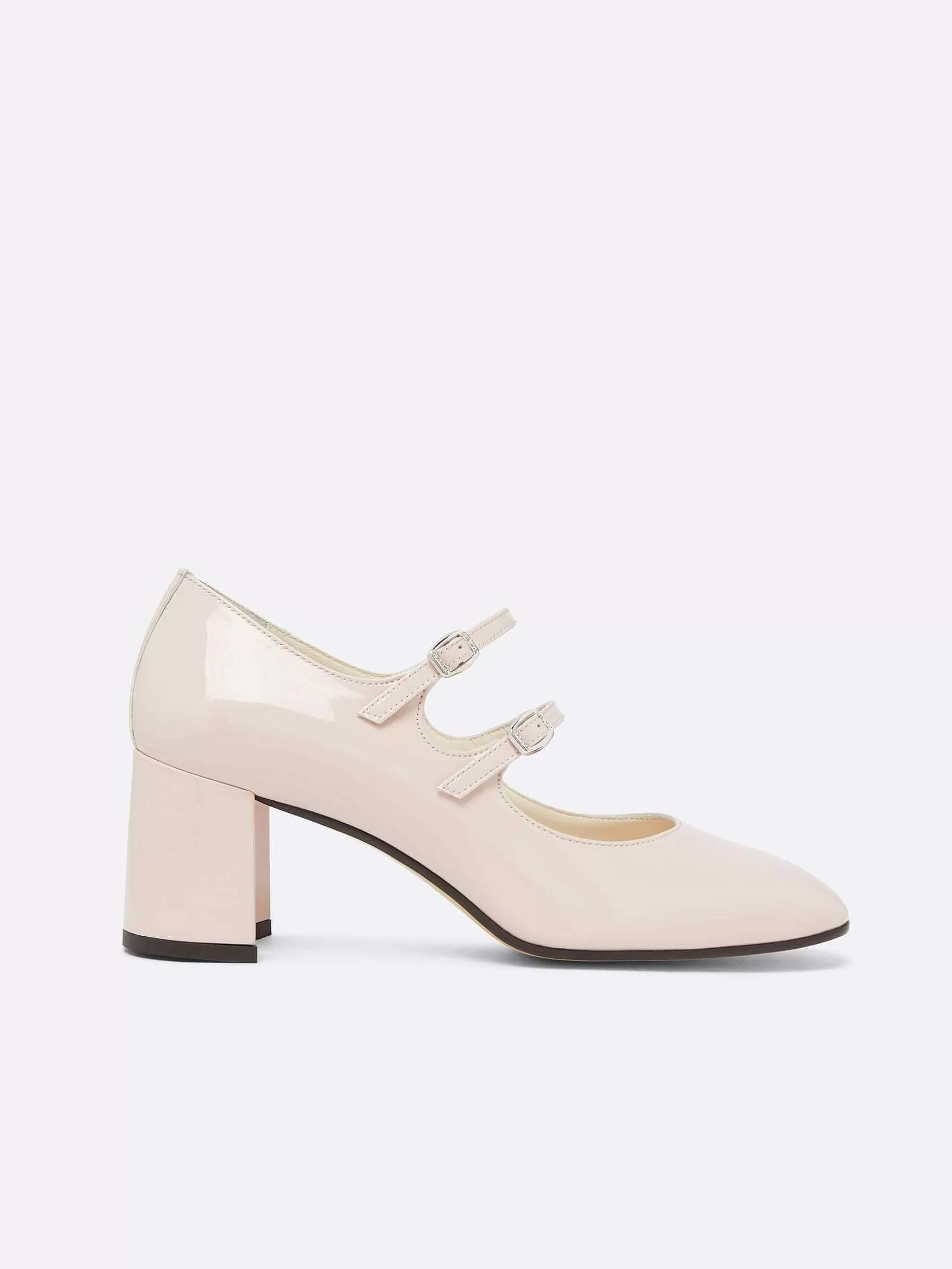 Vrouwen Carel Lichtroze Lakleren Mary Janes Pumps