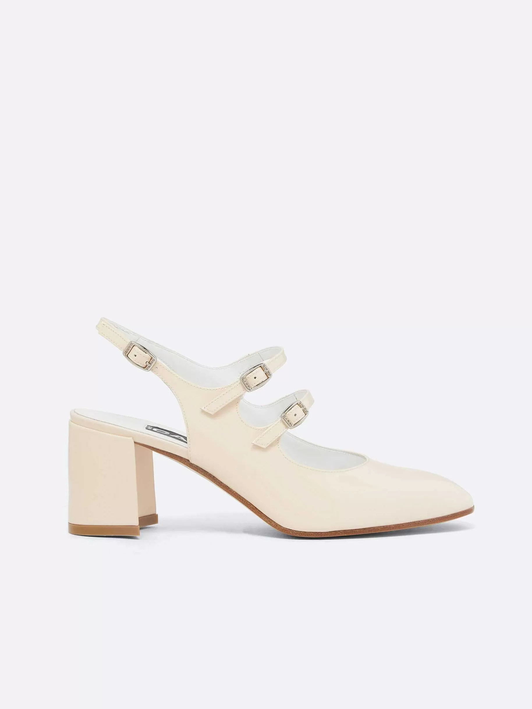 Vrouwen Carel Naakt Lakleer Slingback Mary Janes