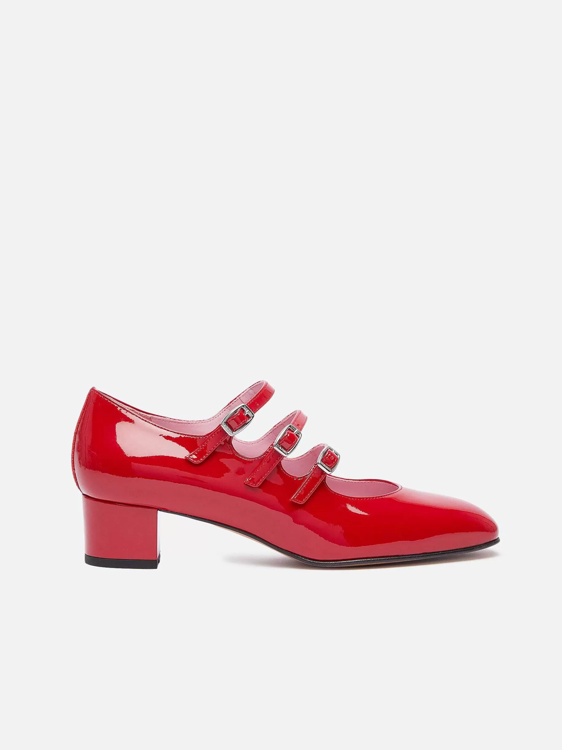 Vrouwen Carel Rood Lakleer Mary Janes Pumps