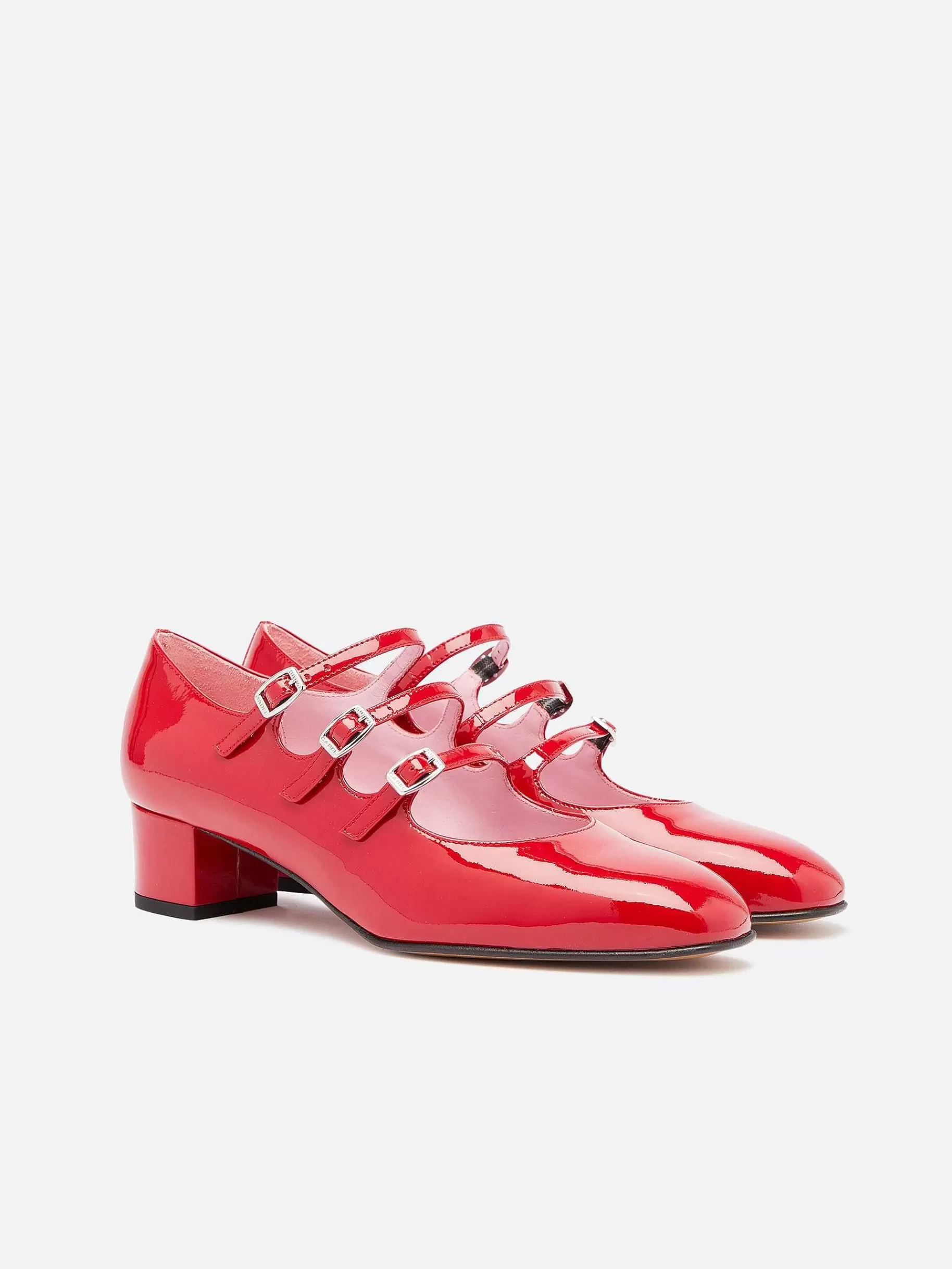 Vrouwen Carel Rood Lakleer Mary Janes Pumps