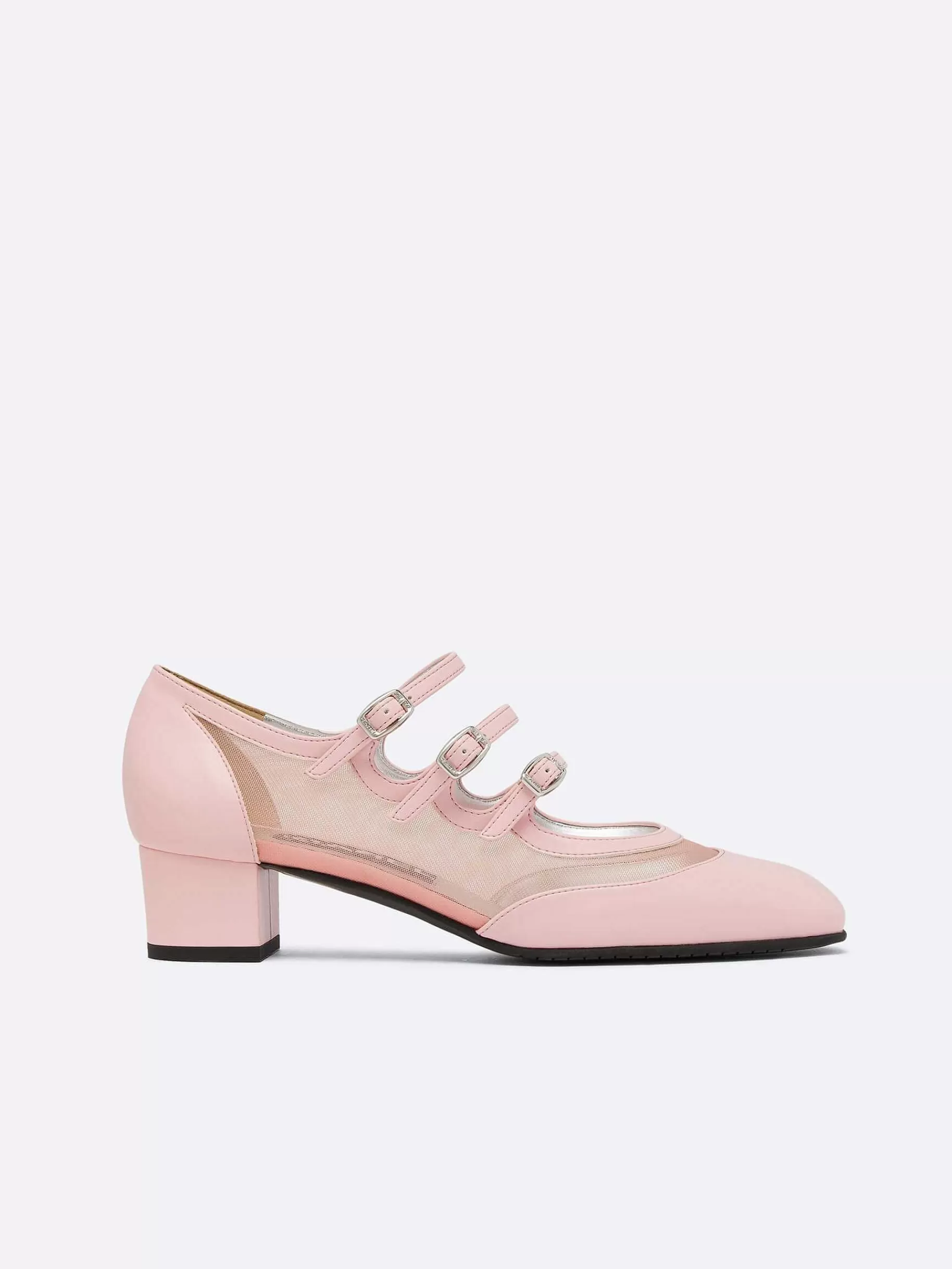 Vrouwen Carel Roze Mary Janes-Pumps Van Appelleer En Mesh