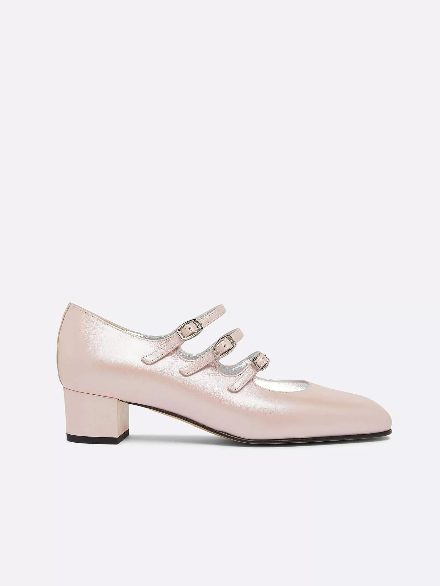 Vrouwen Carel Roze Parel Lederen Mary Janes Pumps