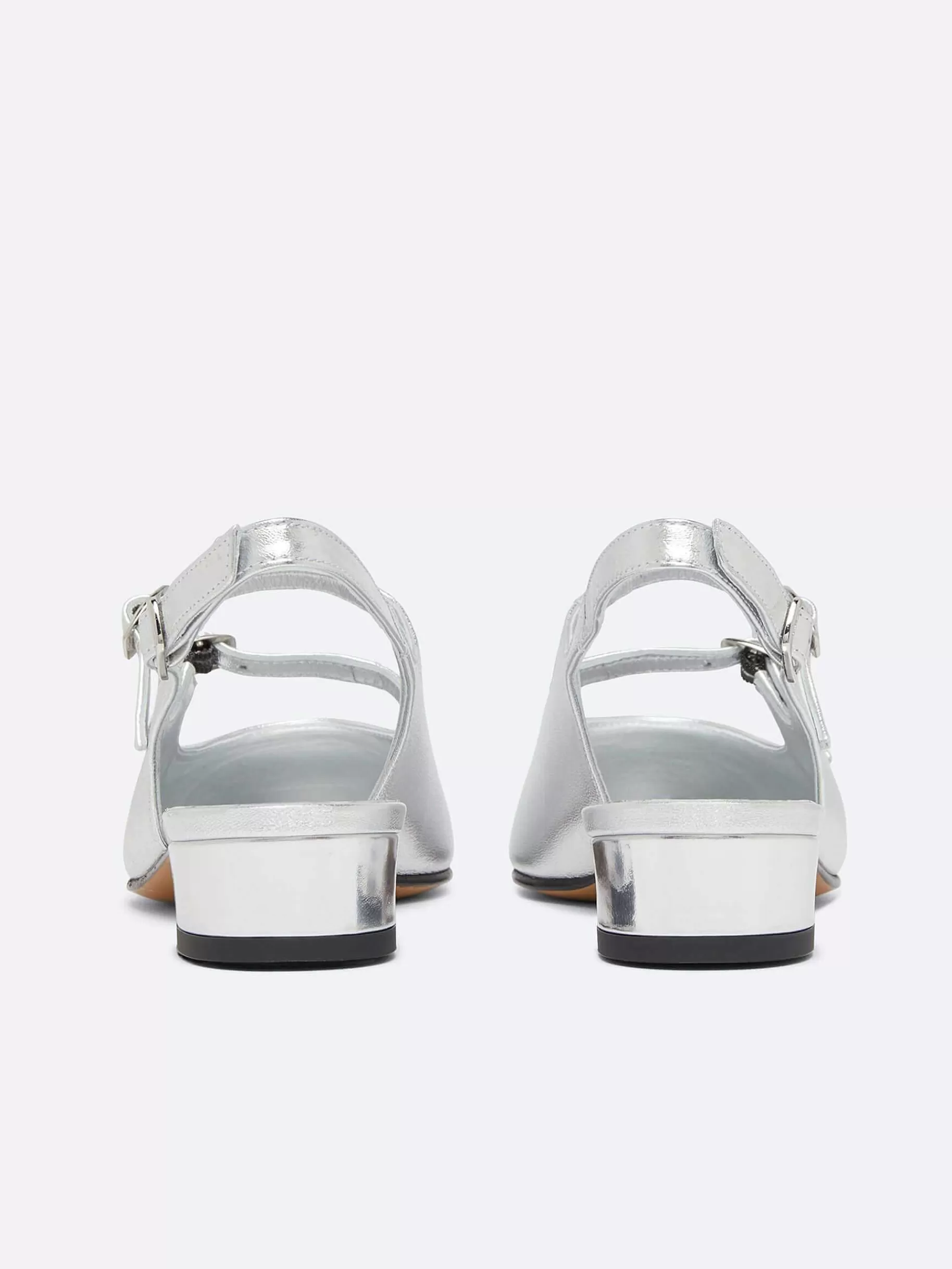 Vrouwen Carel Zilver Lederen Mary Janes Slingback