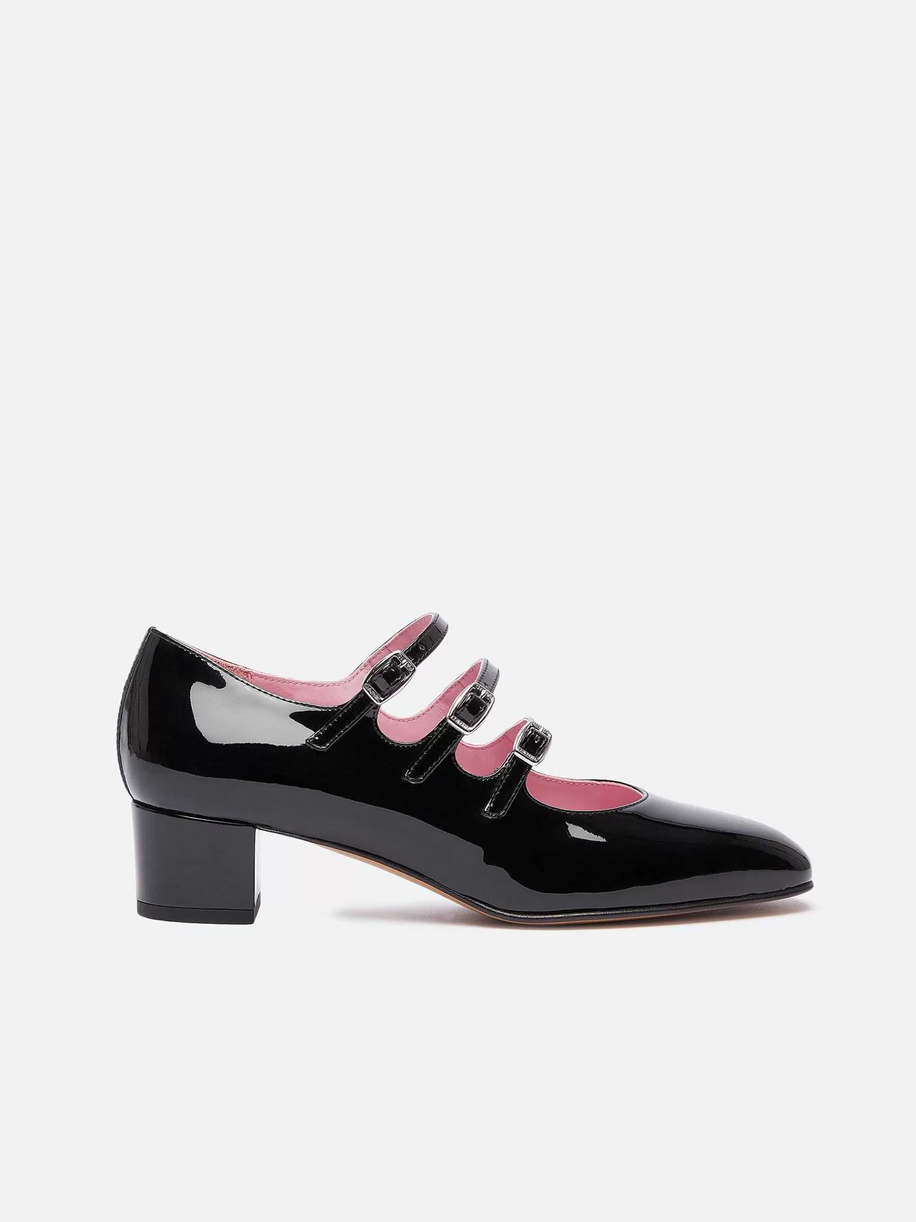 Vrouwen Carel Zwart Lakleer Mary Janes Pumps